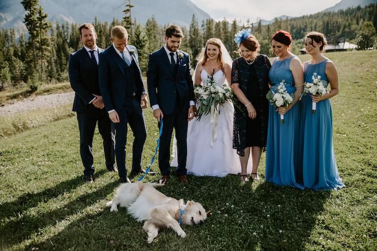 Wedding Cake Featuring Couple’s Dog