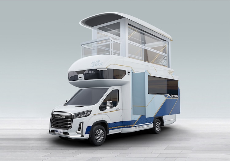 luxury caravan bus interior