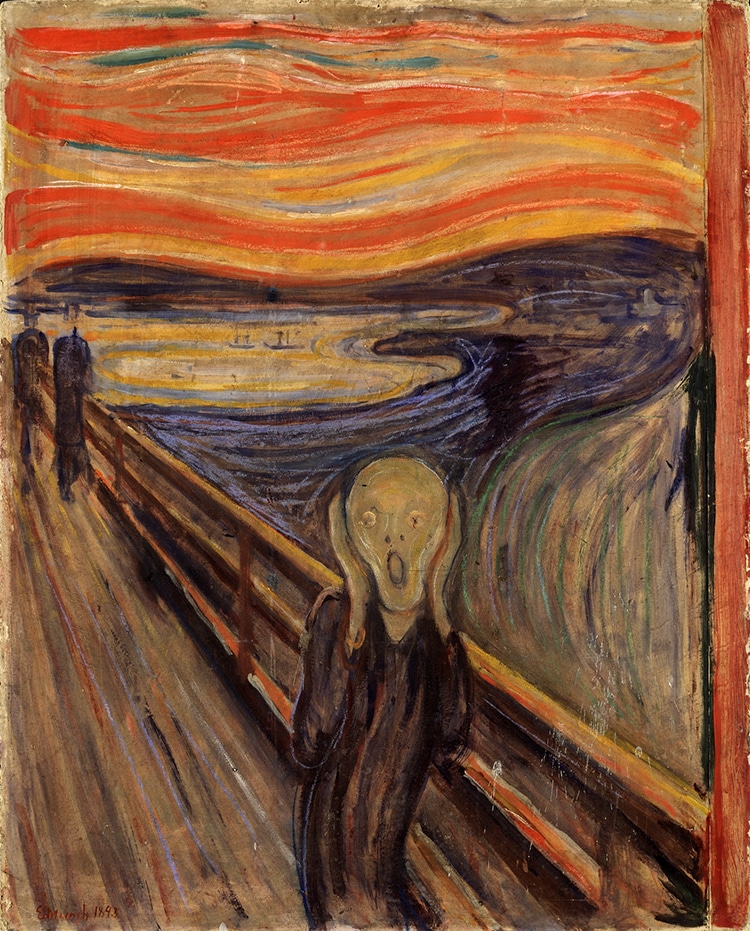"The Scream" Edvard Munch Hidden Graffiti Found Under Infrared Light
