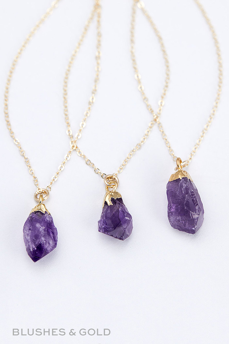 Amethyst Necklace February