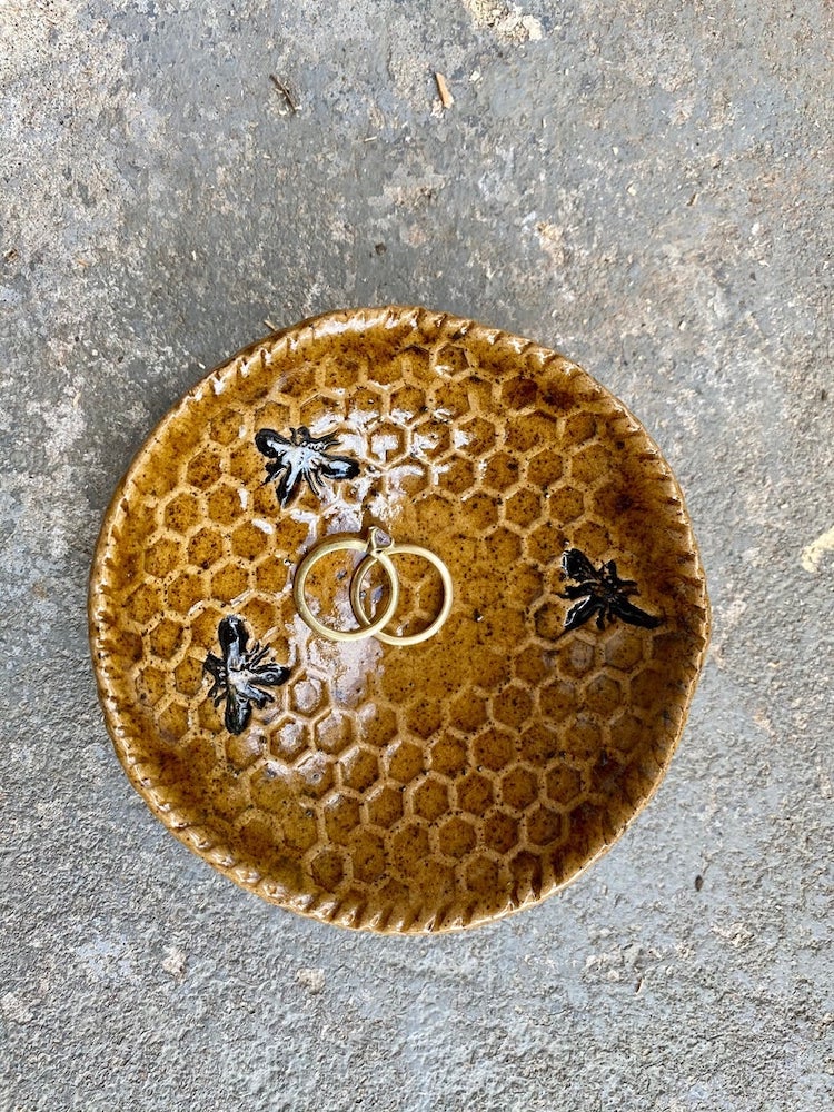 Honeycomb Ceramic Pottery by Amy Gentry