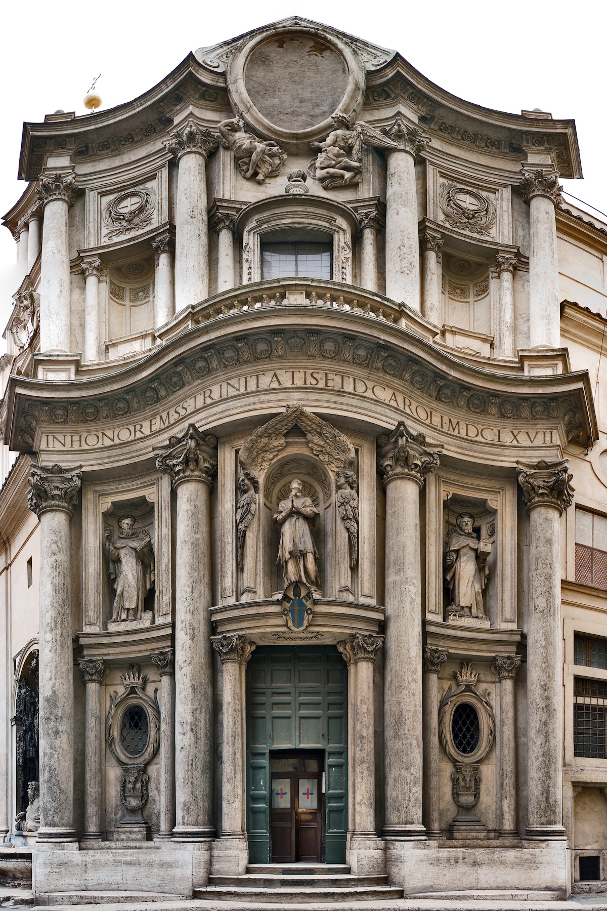 San Carlo alle Quattro Fontane en Roma, Italia