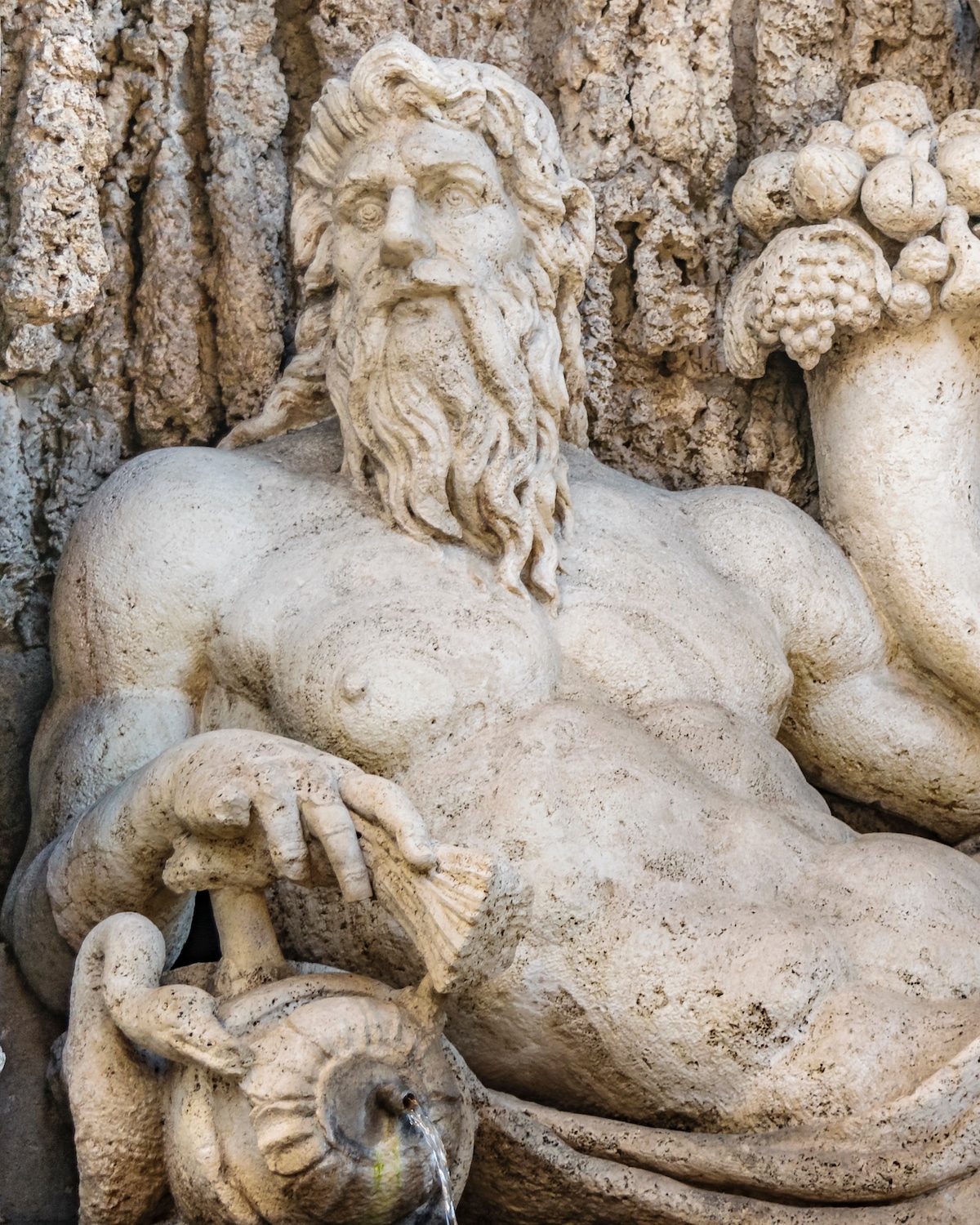 Escultura en la iglesia de San Carlo alle Quattro Fontane