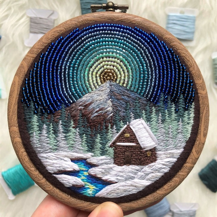 Bead Work Embroidery by Ksenia Zimenko