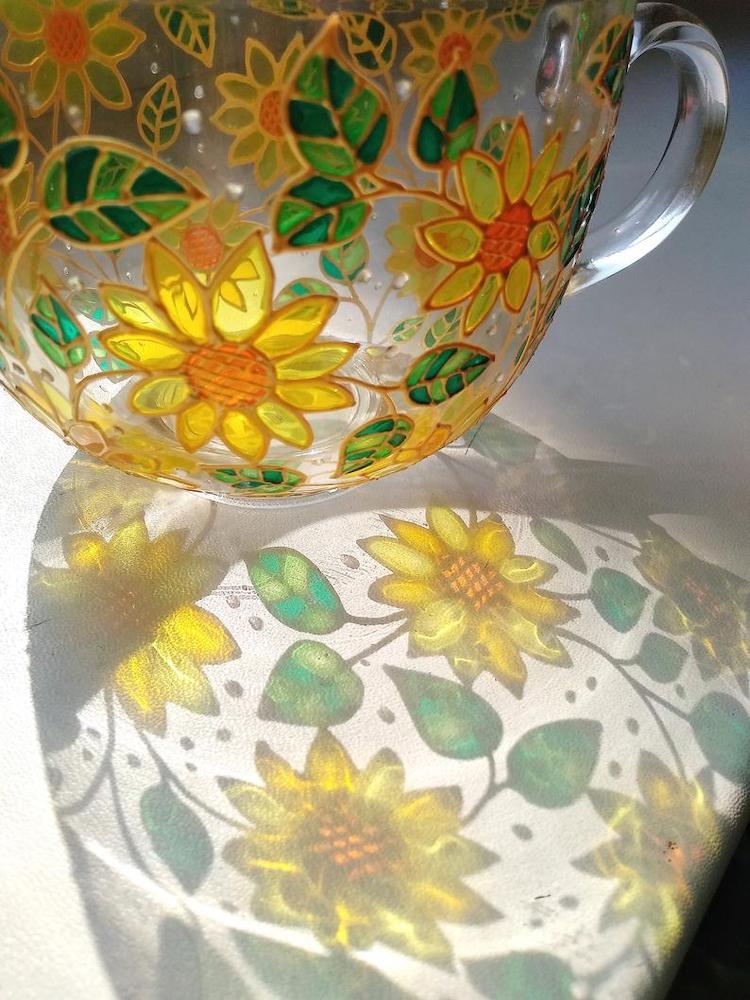 Glass Painting on Mugs by ArtMasha