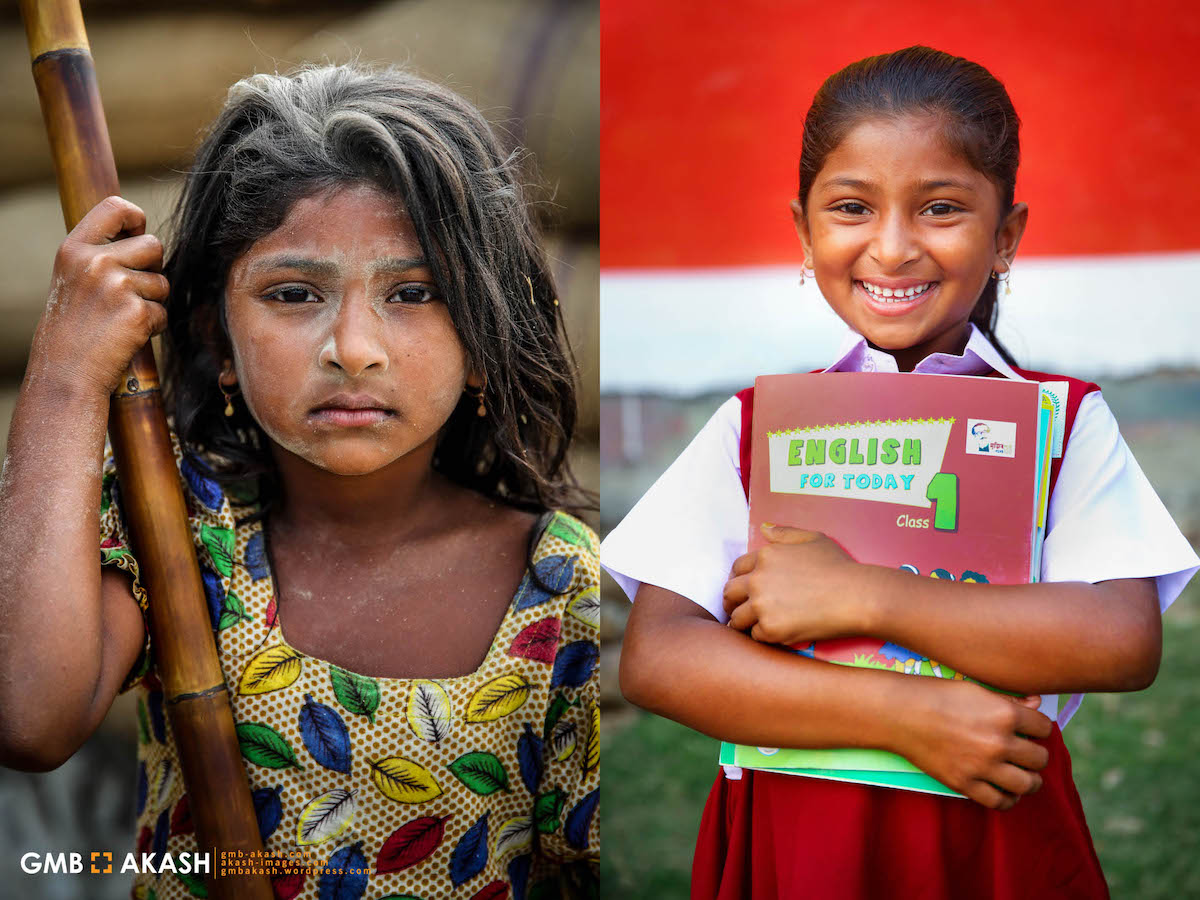 antes y después del trabajo infantil en bangladesh