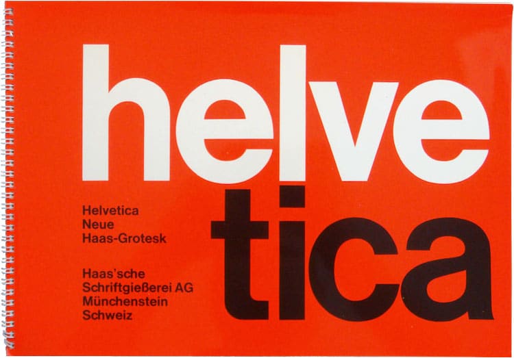 Helvetica Specimen