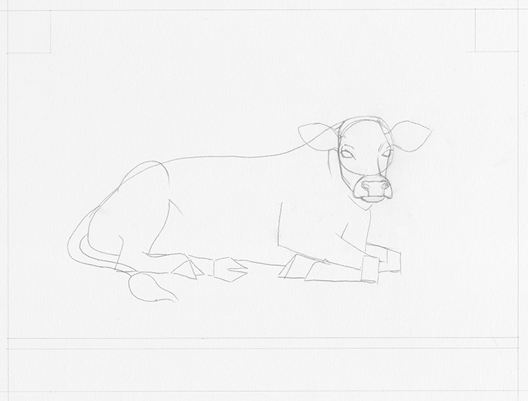 Premium Vector | Sketch of cow hand drawn vector illustration