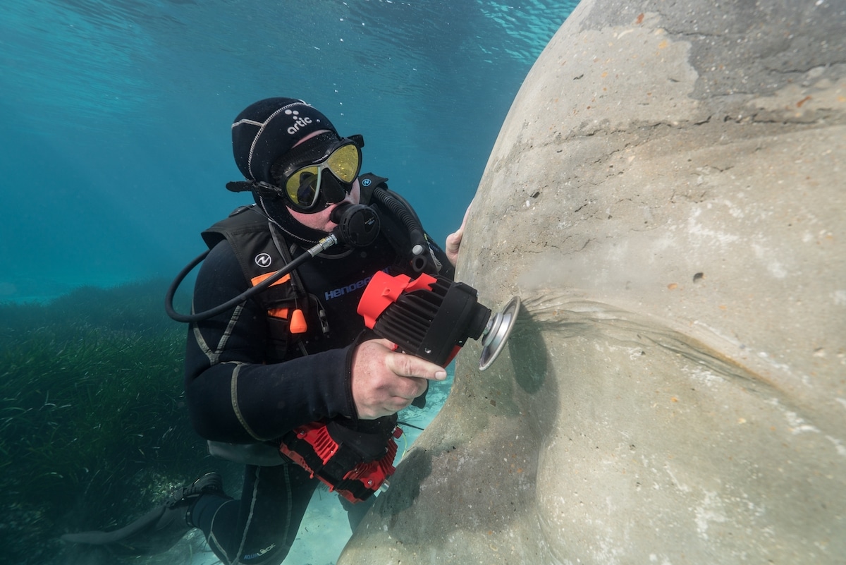 Jason deCaires Taylor’s Cannes Underwater Museum Features Monumental Submerged Masks 