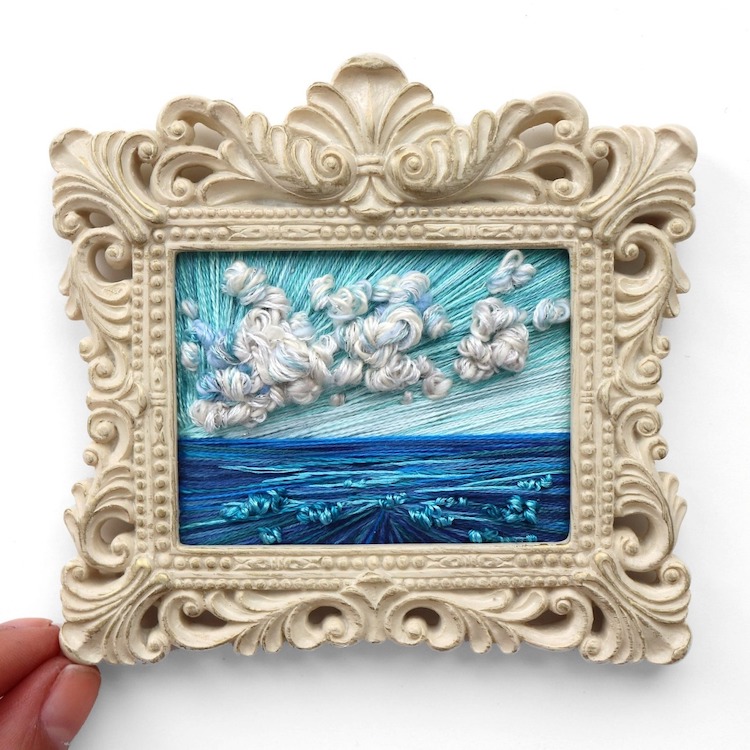 Landscape Embroidery by Carolina Torres
