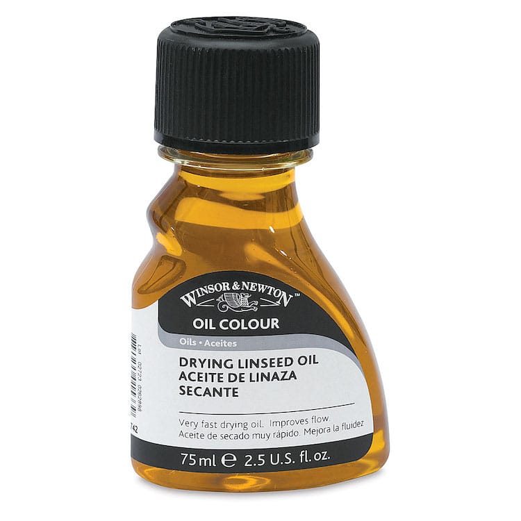 Linseed oil for painting and diluting oil paints Art and craft boutique