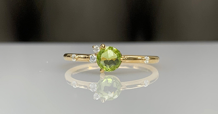 Peridot Birthstone Ring