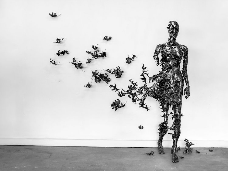Fragmented Metal Sculptures by Regardt Van Der Meulen