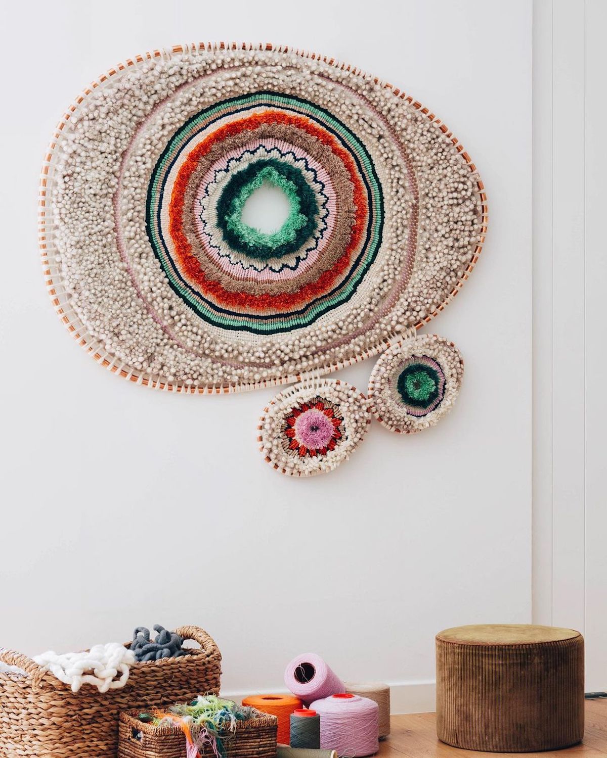 Textile Art Wall Hanging