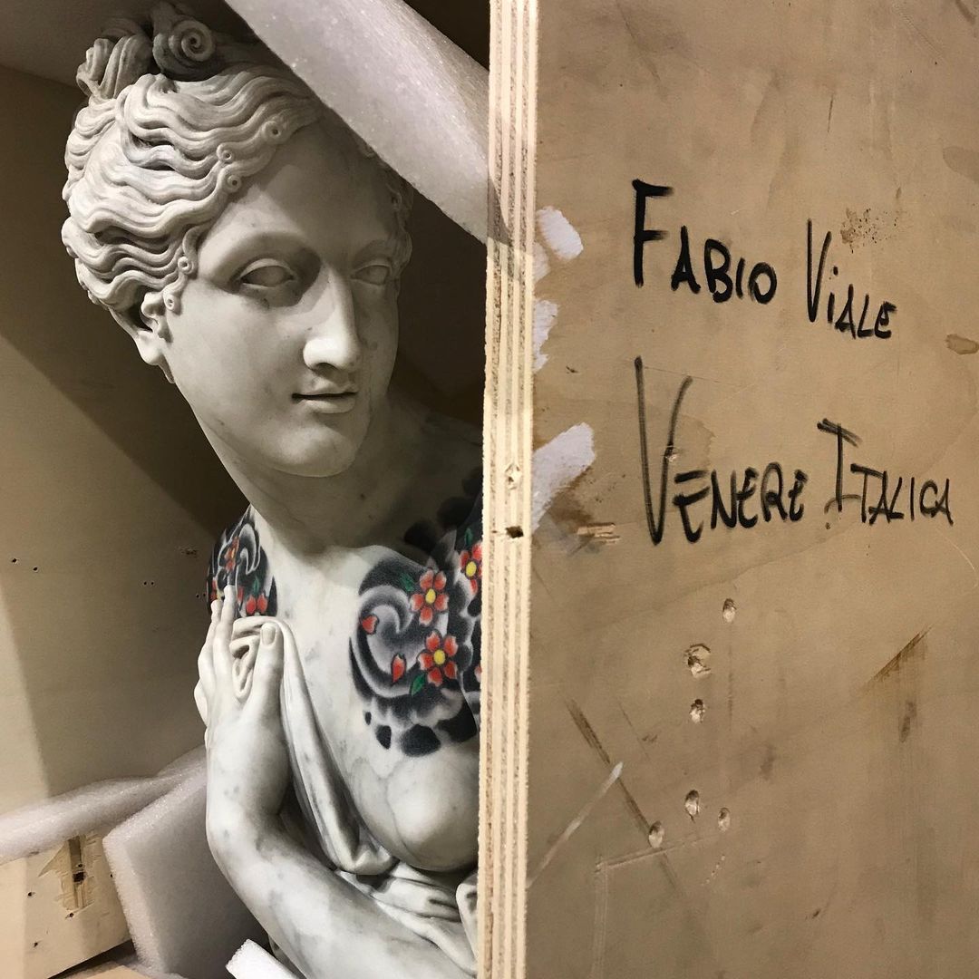 Tattooed Marble Sculptures by Fabio Viale