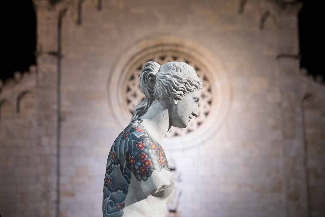 esculturas tataudas por Fabio Viale