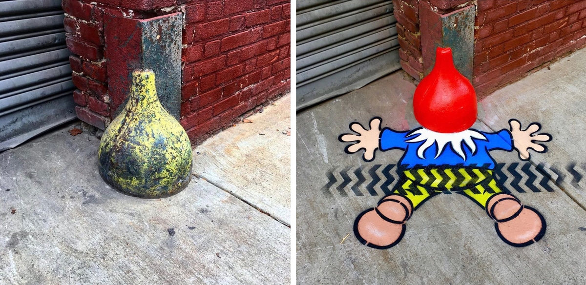 Obras de arte callejero por Tom Bob