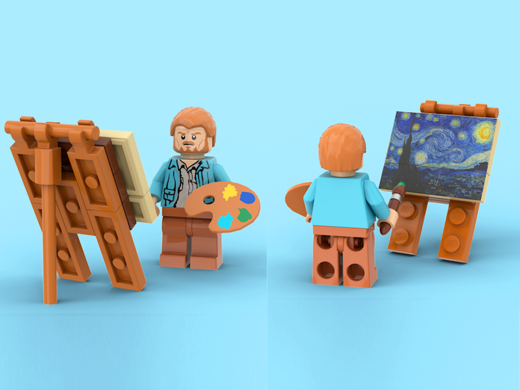 Vincent van Gogh Starry Night LEGO Set