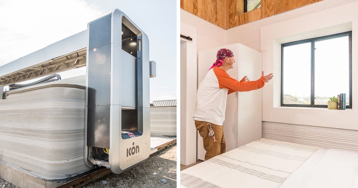 3DPrinted Tiny Home for a Man Previously Experiencing Homelessness