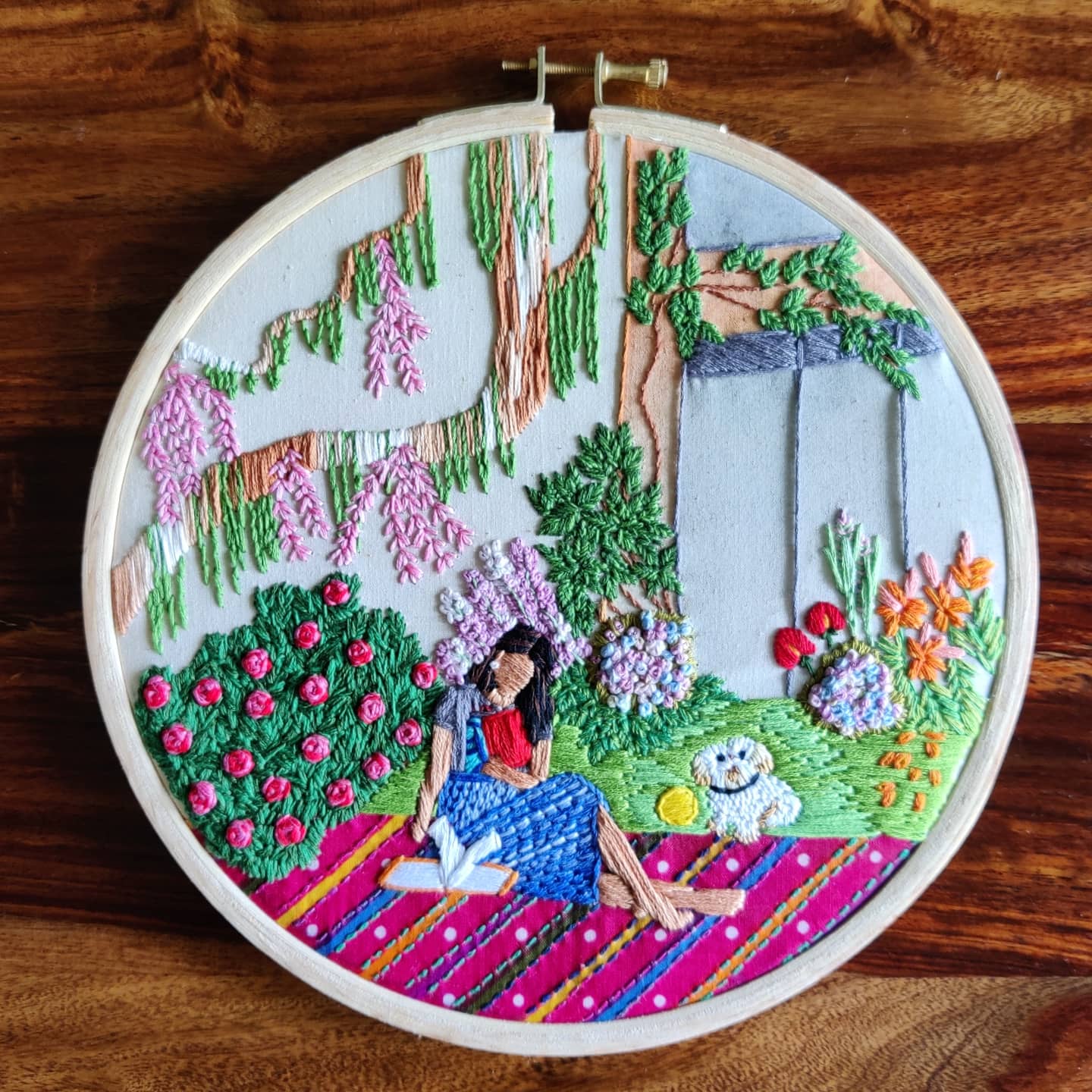Embroidery Art of Daily Life by Anuradha Bhaumick