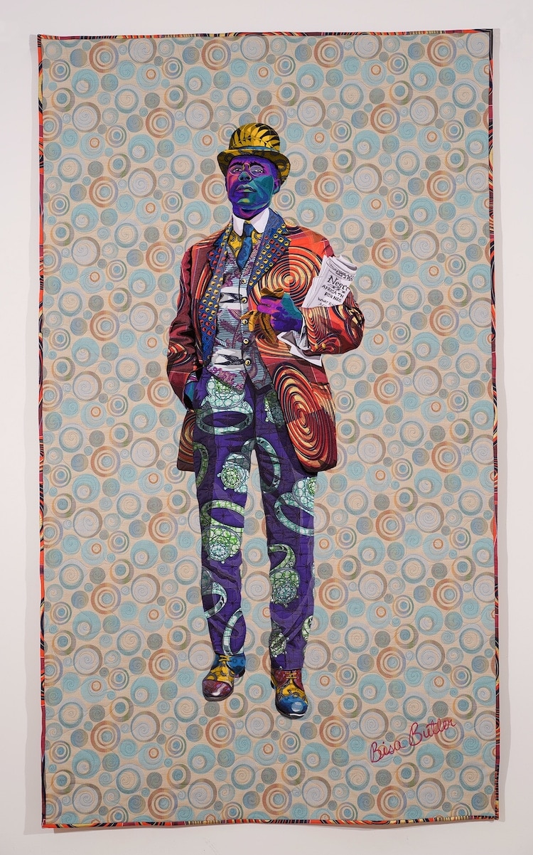 Quilted Portrait by Bisa Butler