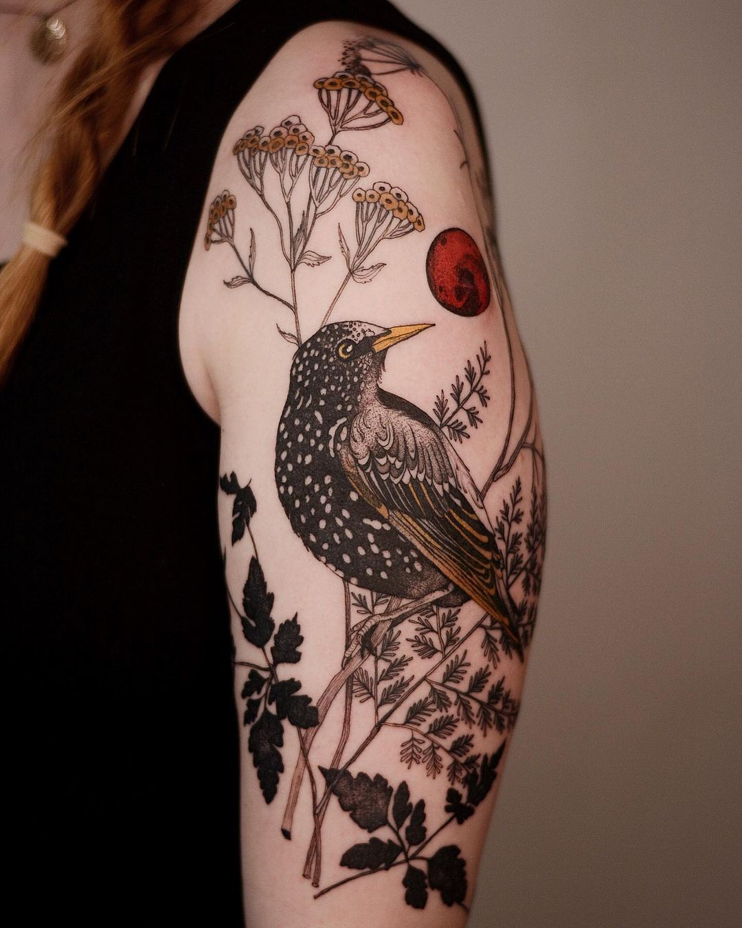 Whimsical Illustrative Tattoo Art Inspired by Animals and Plant Life
