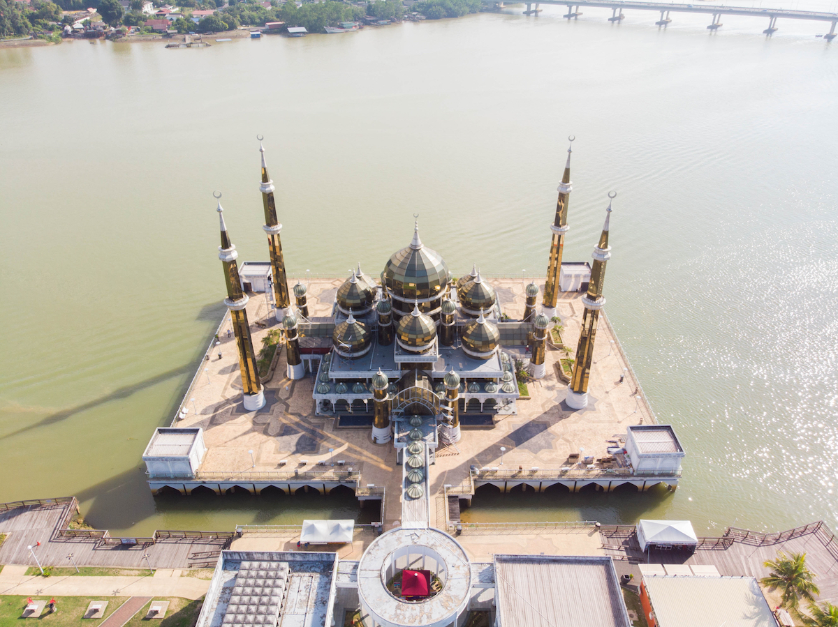 Mezquita de Cristal en Wan Man, Terengganu, Malasia