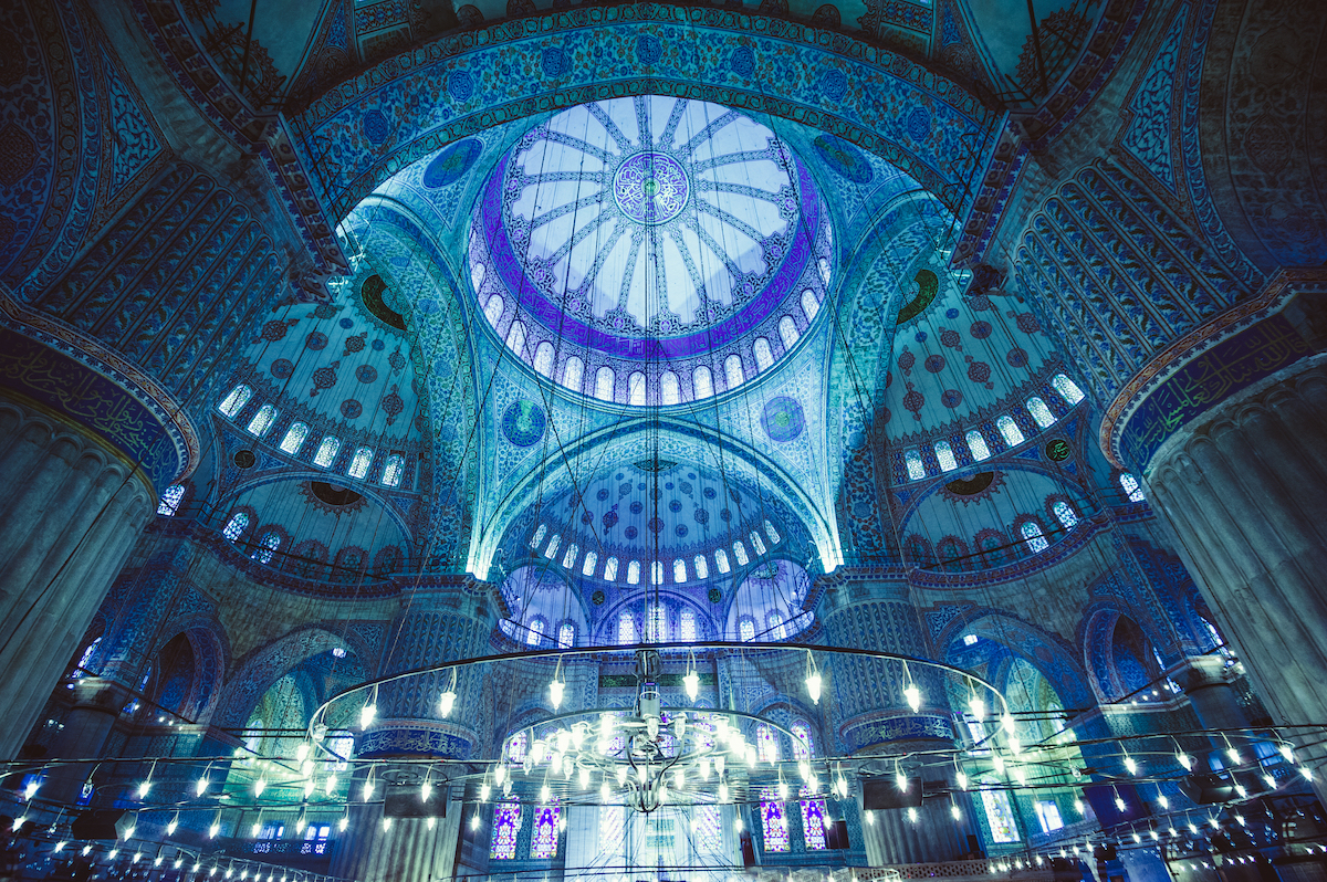 La mezquita Azul en Estambul