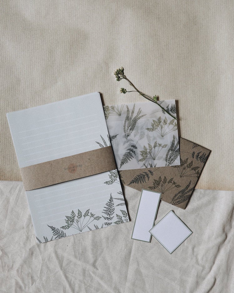 Fern Stationery Set