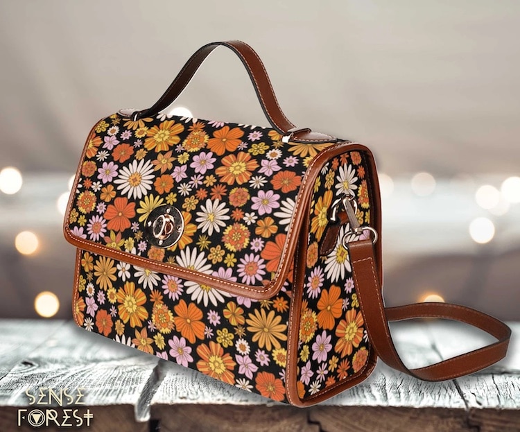 Floral Satchel