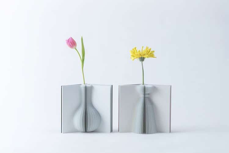 Flowery Tale Book Vase