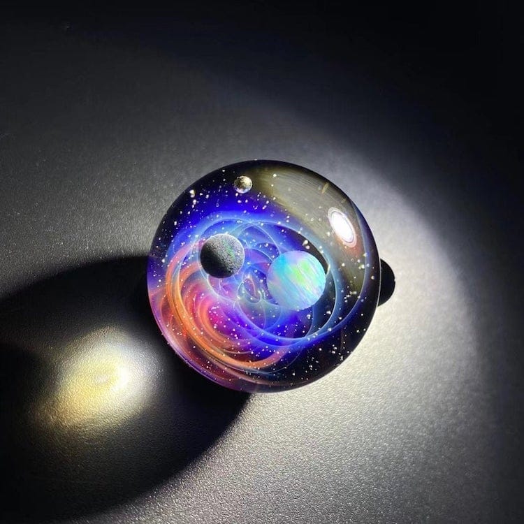 Galaxy Glass Art