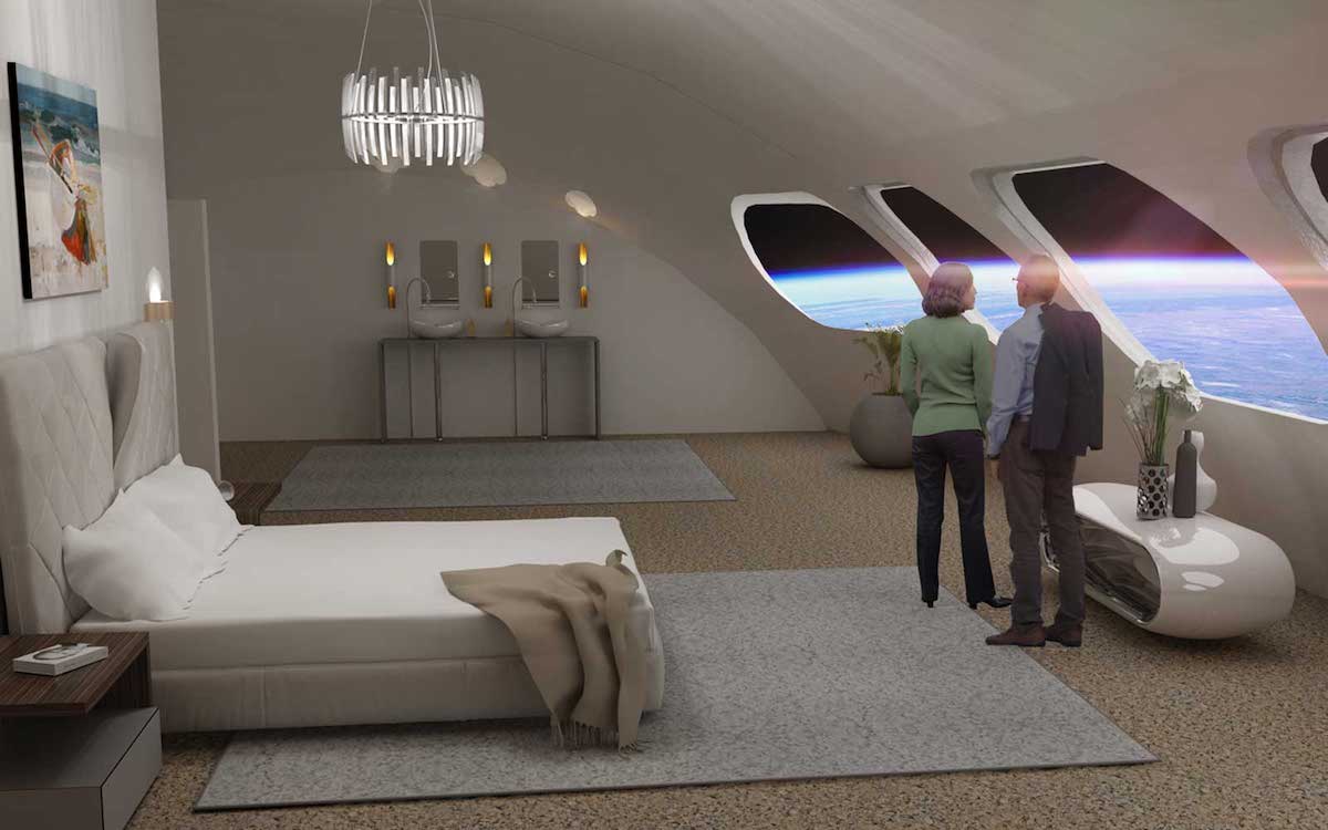 hotel en el espacio que abrirá en 2027