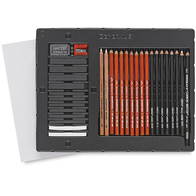 General's Classic Charcoal Set