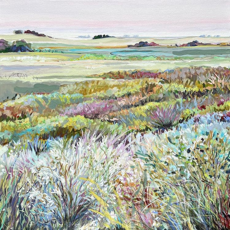 Colorful Landscape Paintings by Jennifer L Mohr