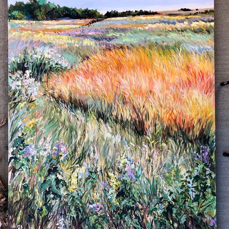 Colorful Landscape Paintings by Jennifer L Mohr