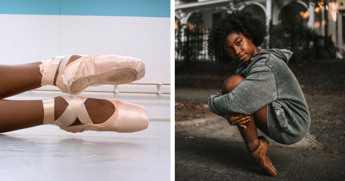 Black Ballerina Receives First Pair of Pointe Shoes in Her Skin