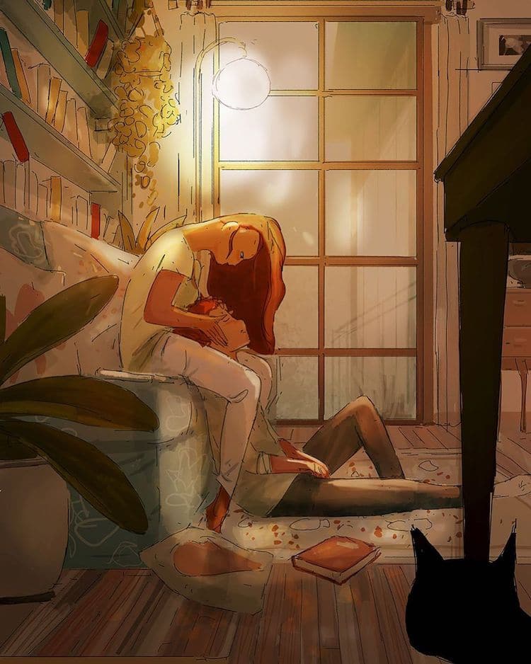 Heartwarming Digital Illustrations by Pascal Campion