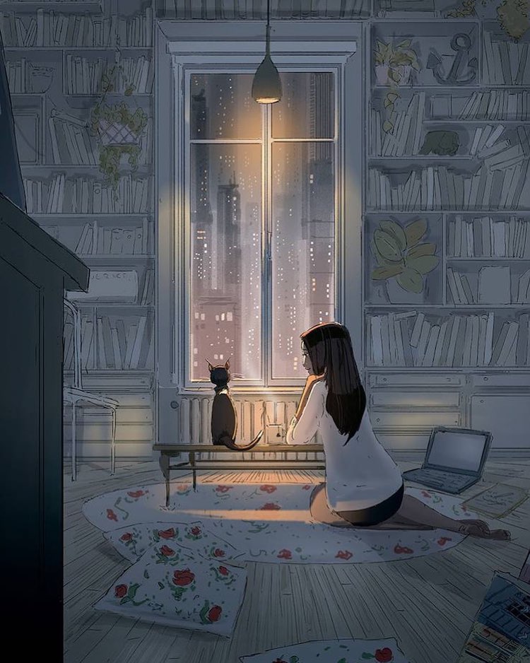 Heartwarming Digital Illustrations by Pascal Campion
