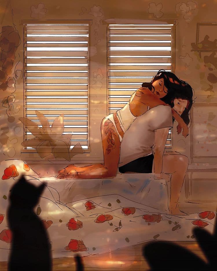Heartwarming Digital Illustrations by Pascal Campion