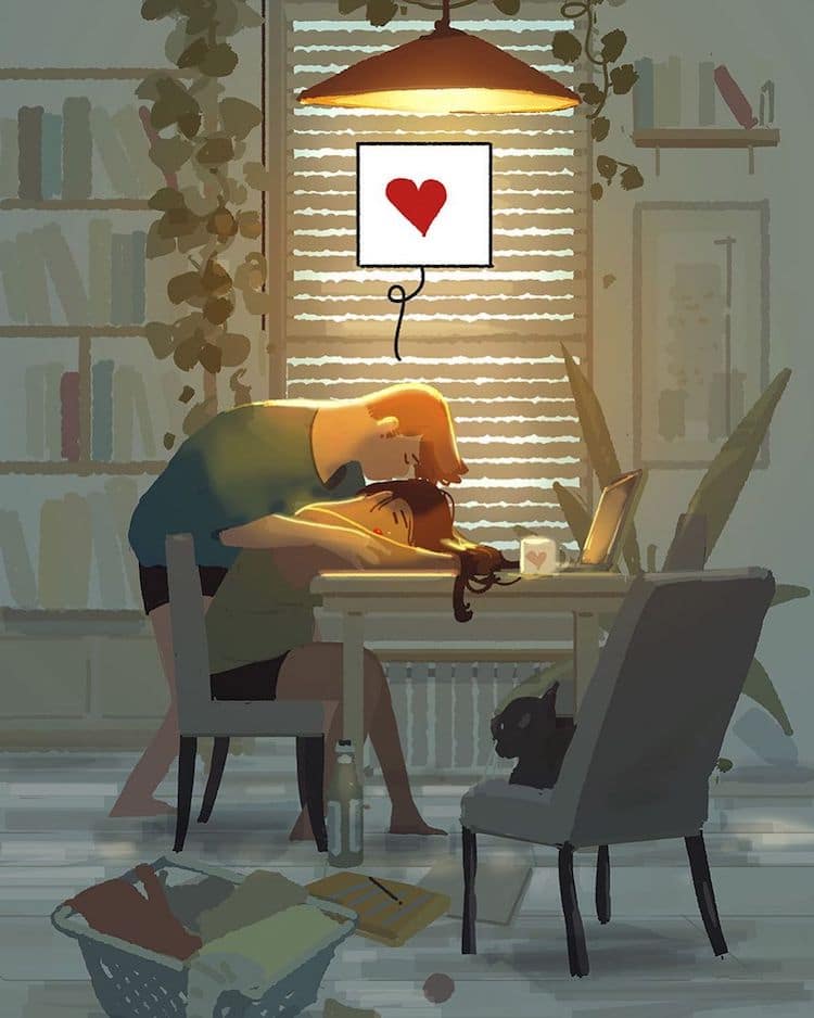 Heartwarming Digital Illustrations by Pascal Campion