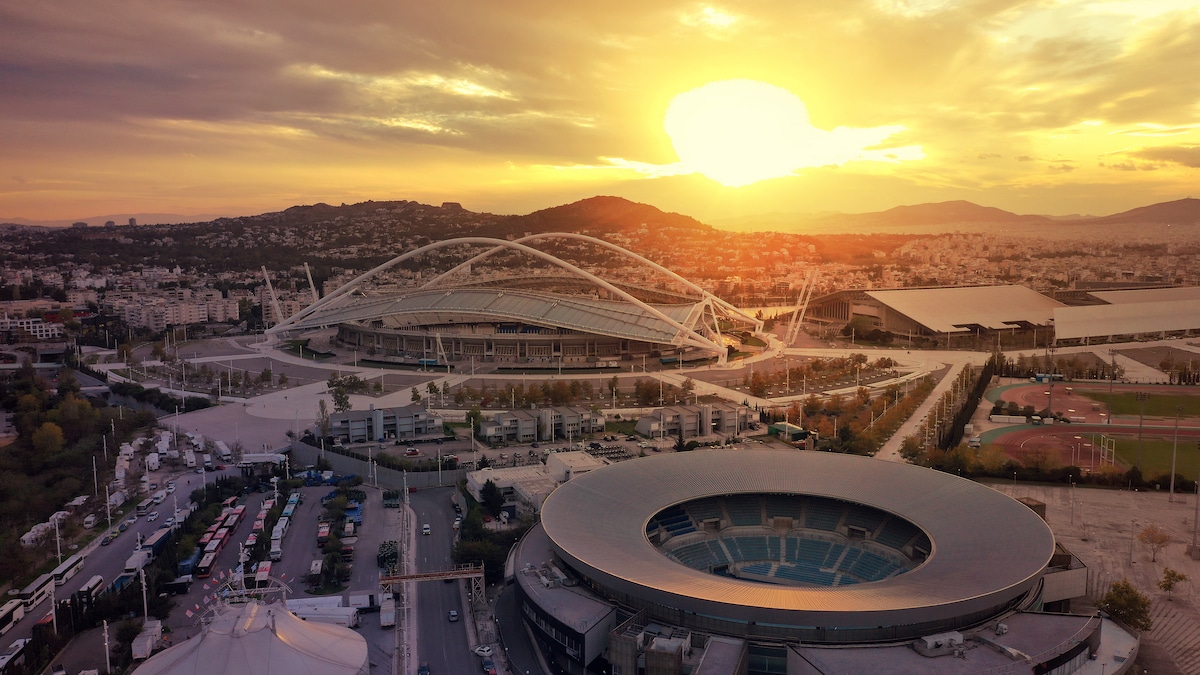 parque olímpico de atenas de Santiago Calatrava