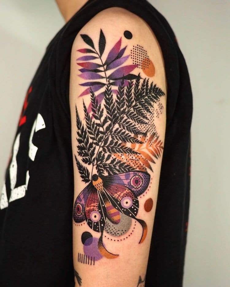 Abstract Animal Tattoos by Hen