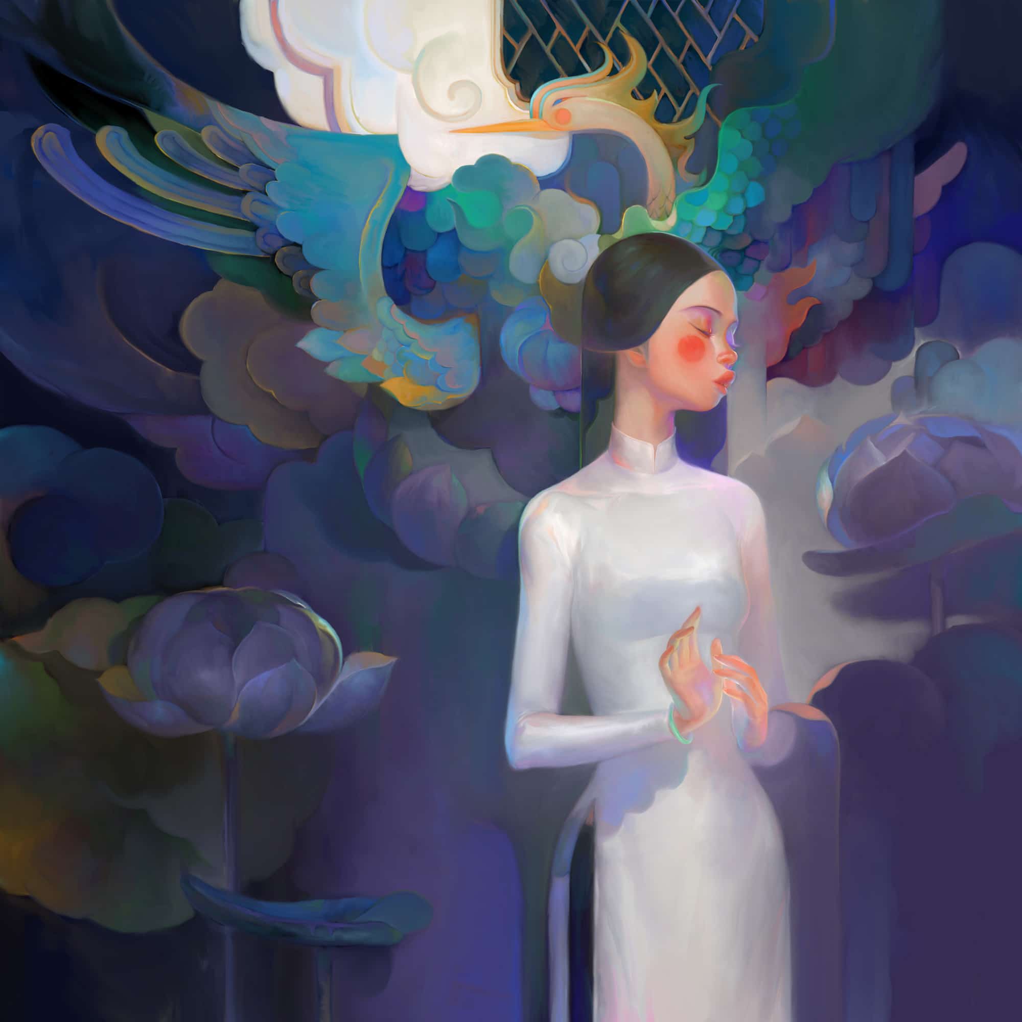Digital Illustrations of Women by Thanh Nhan Nguyen