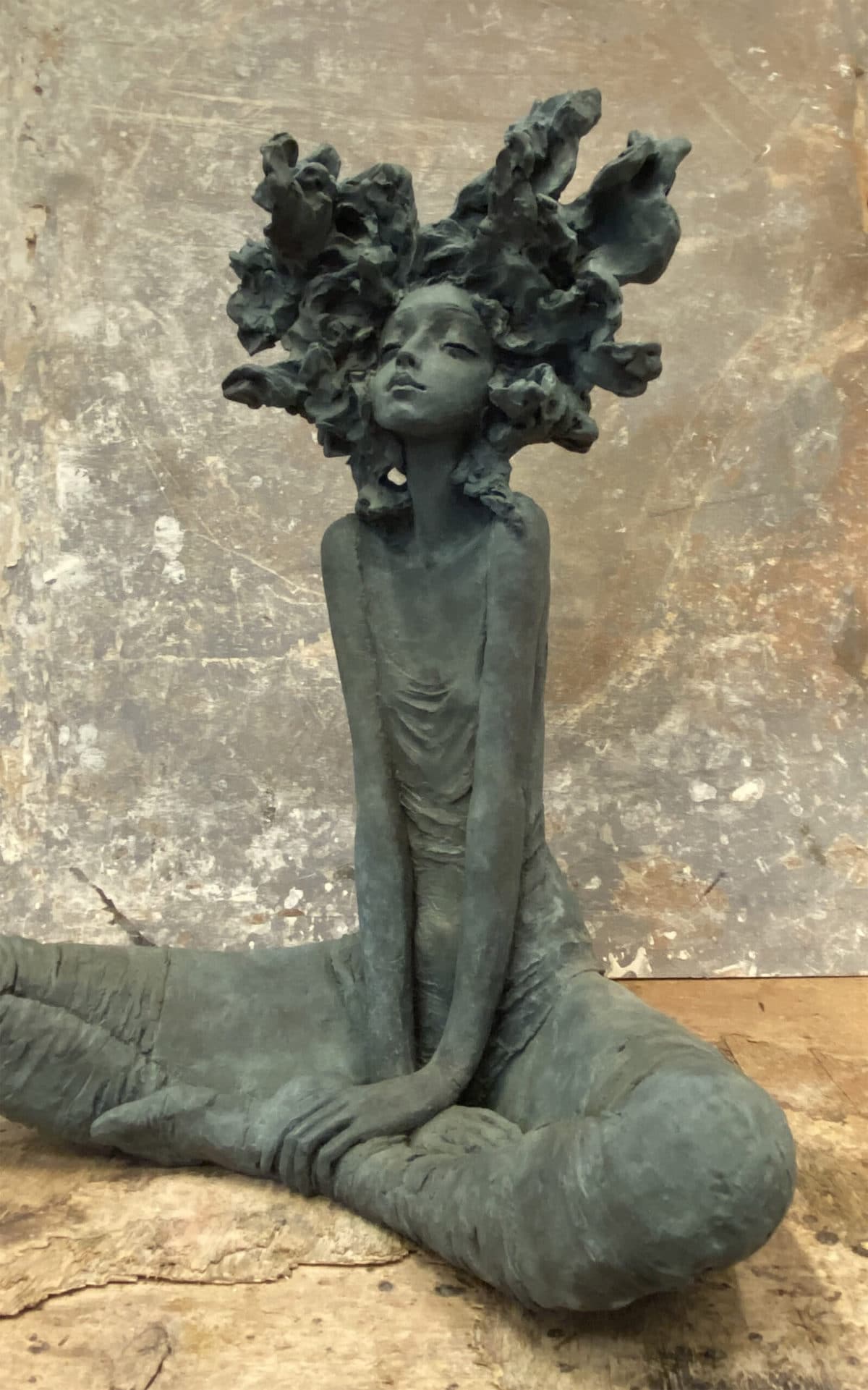 Bronze Sculpture of a Woman by Valerie Hadida