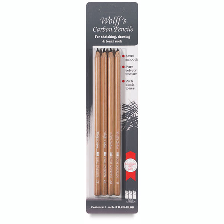 Wolffs Charcoal Pencil Set