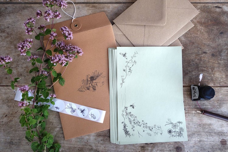 Woodland Stationery Set