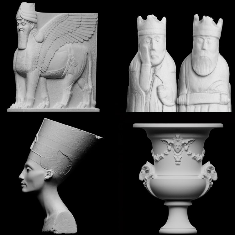 3D Printed Statues Available for Download from Scan the World