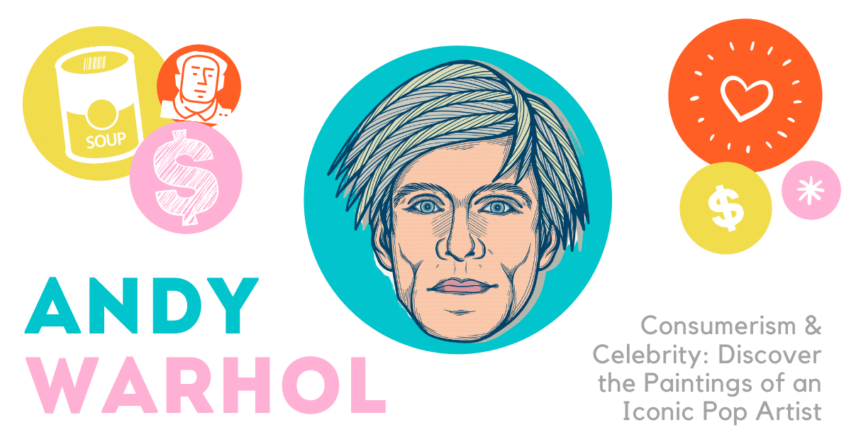Infographic design idea #428: Andy Warhol: Discover the “Supermarket Experience” of an Iconic Pop Artist [Infographic]