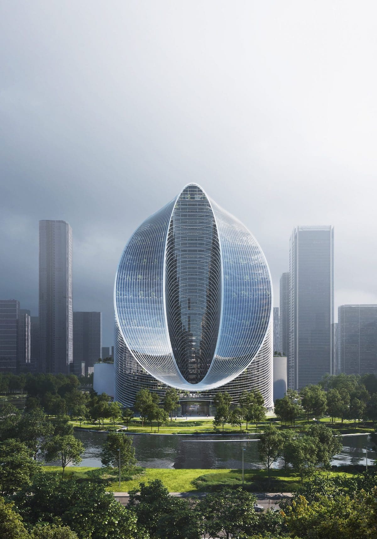 BIG Designs Infinity Loop, An O-Shaped Tower for Hangzhou